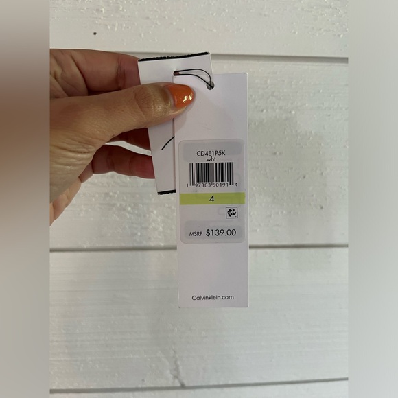 White Calvin Klein Maxi Dress - Picture 5 of 5